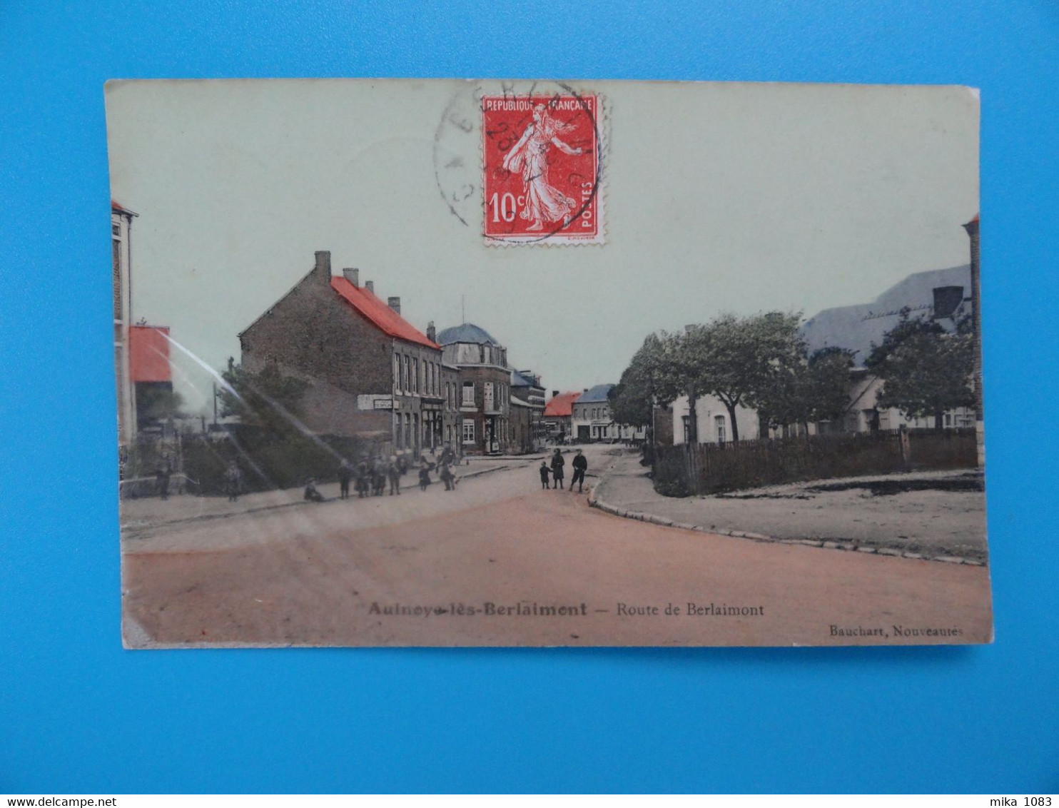 59 - Aulnoye Les Berlaimont - Route De Berlaimont (glaçage Décollé Bas Gauche) - Aulnoye