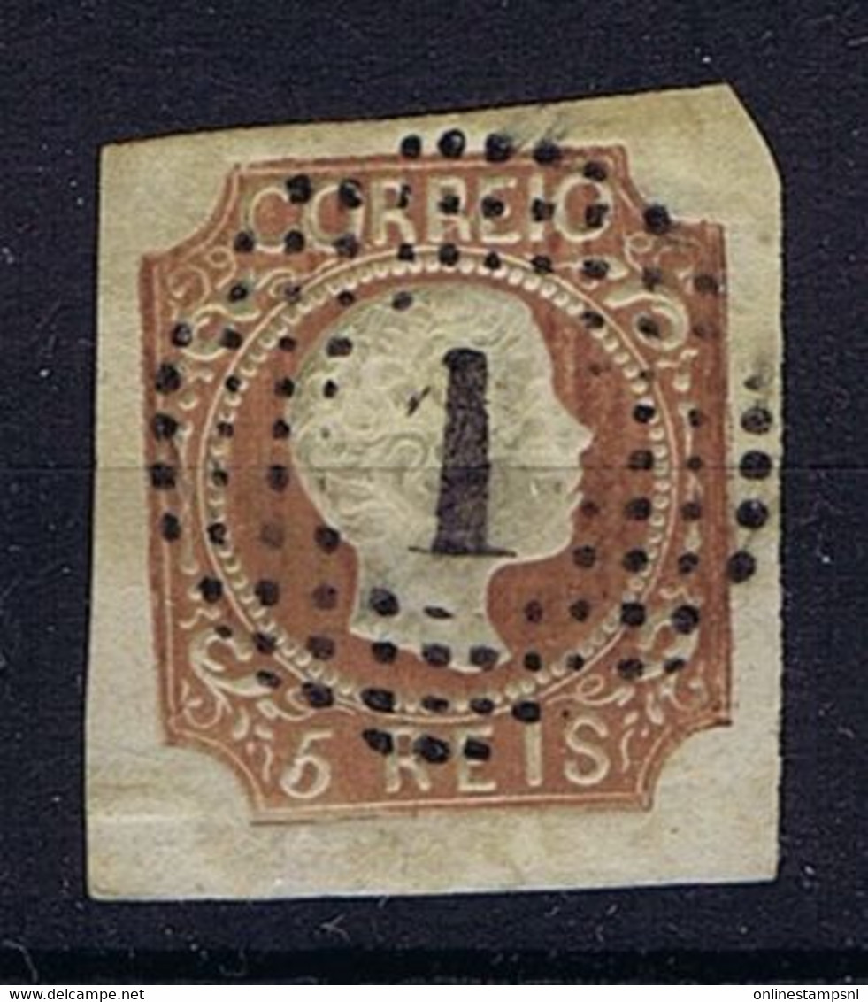 Portugal: Mi 9 Used  Thin Paper - Used Stamps