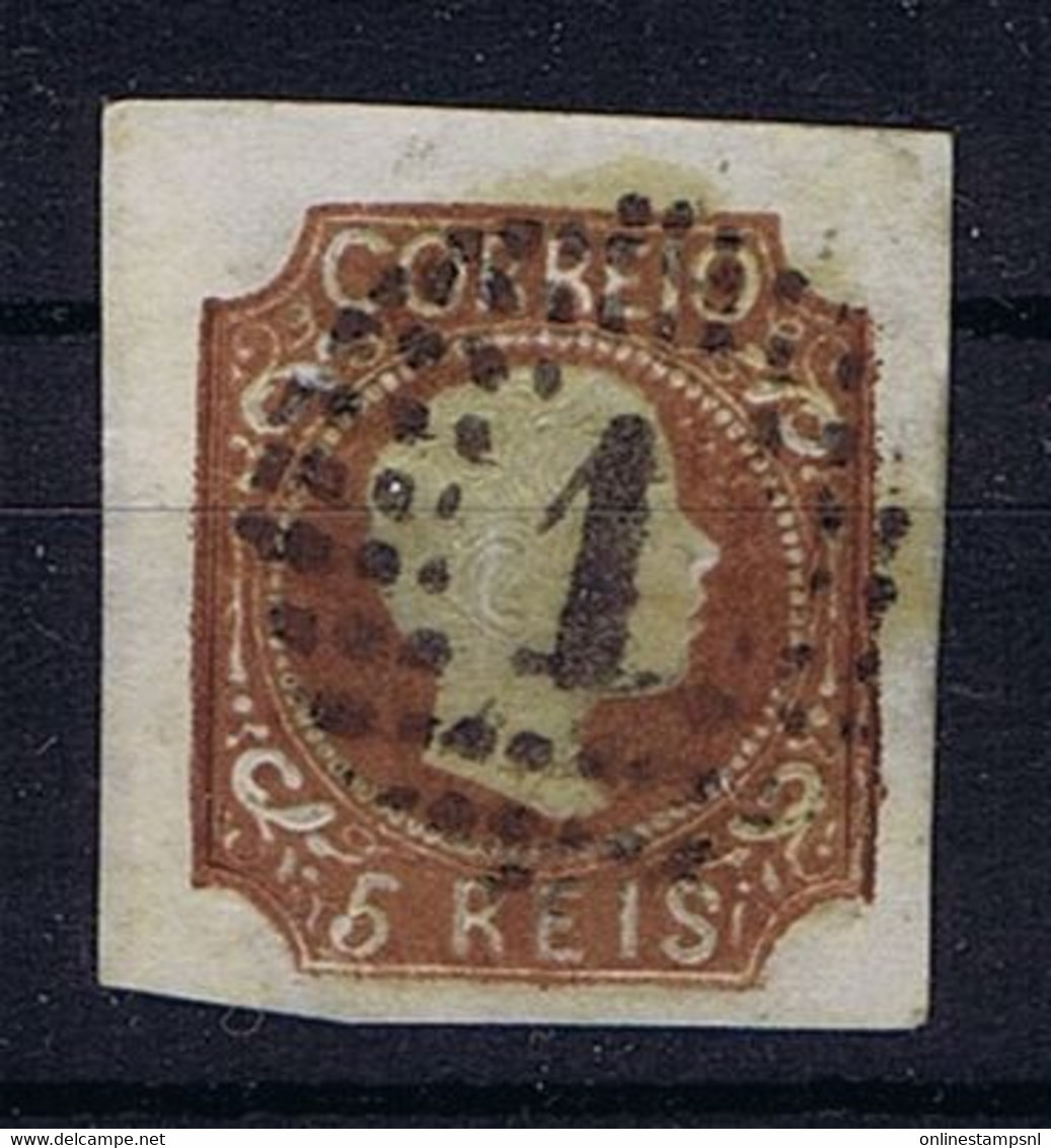 Portugal: Mi 9 Used  Thin Paper - Used Stamps