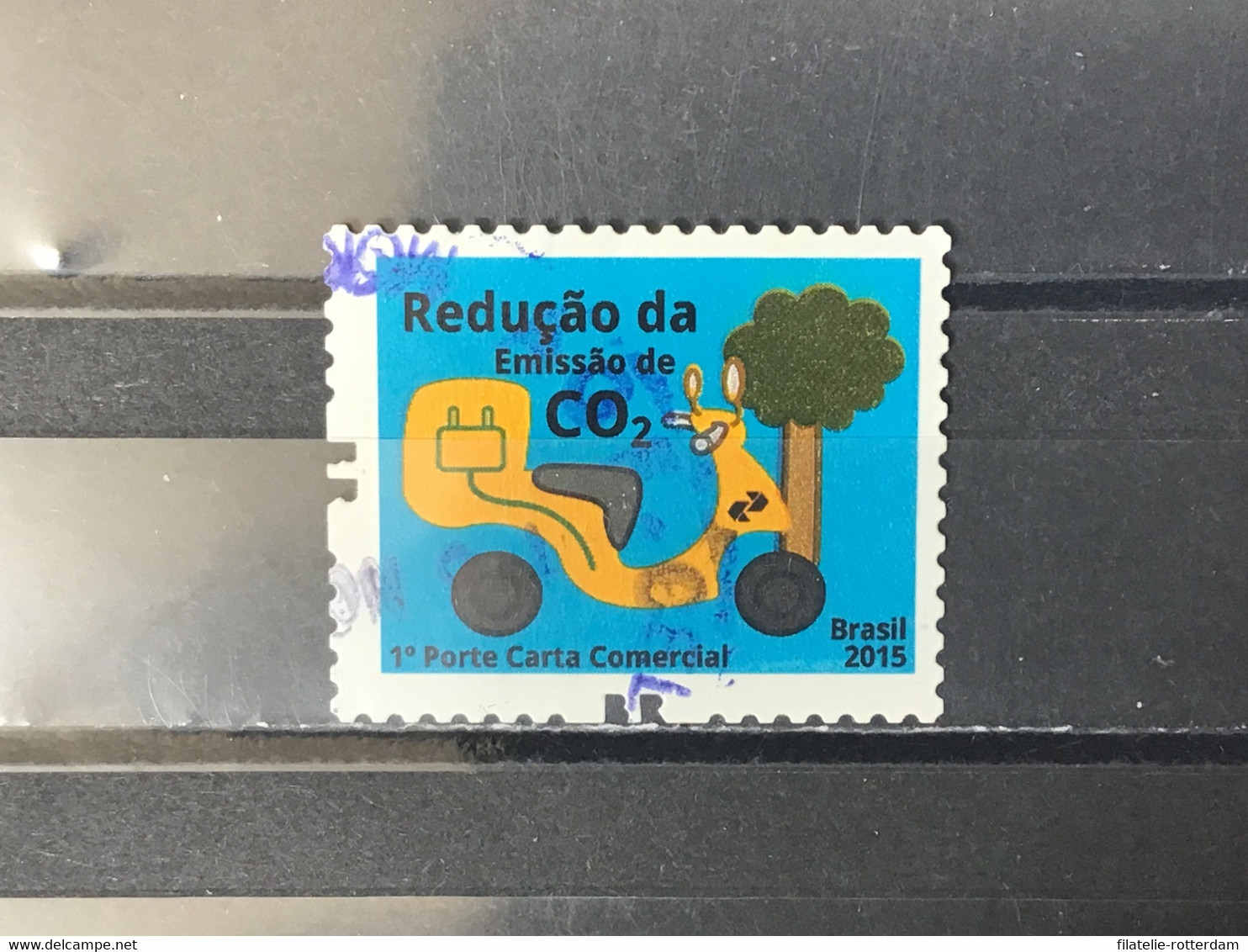 Brazilië / Brazil - Vermindering CO2-Uitstoot 2015 - Used Stamps