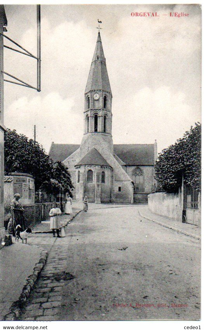 ORGEVAL L'EGLISE - Orgeval