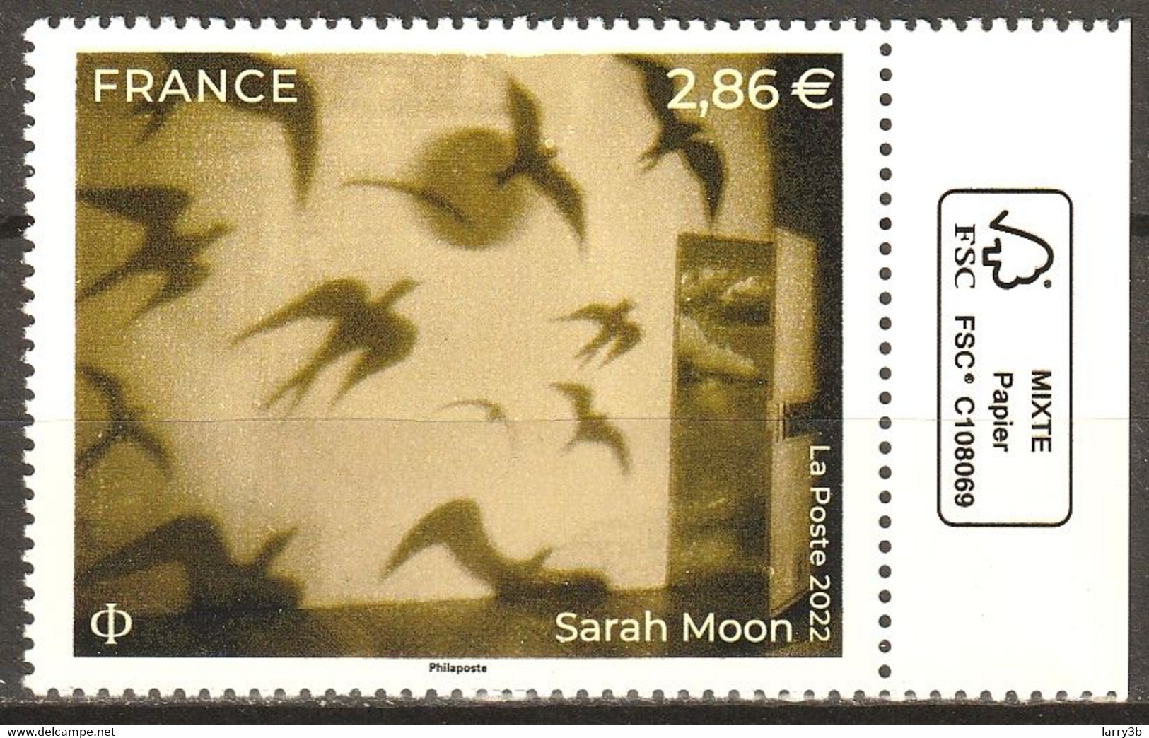 2022 - Y/T 558x "MOON - HISTOIRE D'HIRONDELLES " 1 TIMBRE BDF ISSU 1 - Unused Stamps
