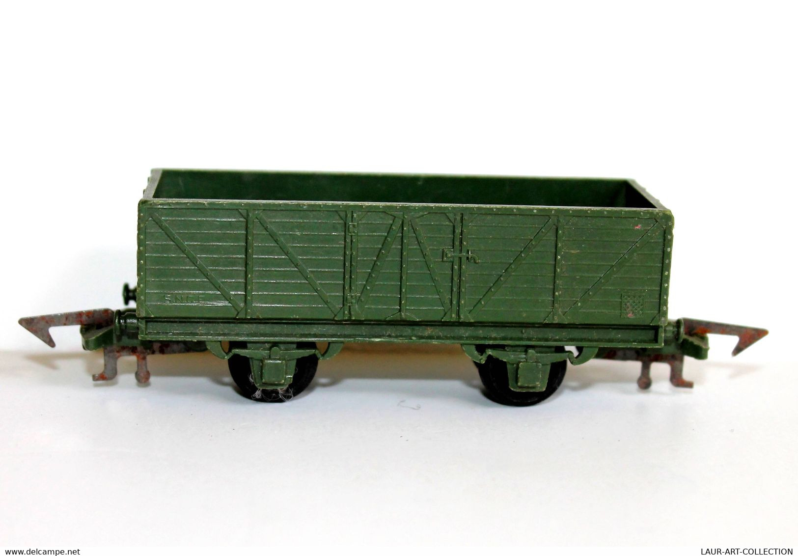 JOUEF - WAGON MARCHANDISE / TOMBEREAU - A ESSIEUX - HO - SNCF - VERT - MINIATURE FERROVIAIRE TRAIN (2105.117) - Goods Waggons (wagons)