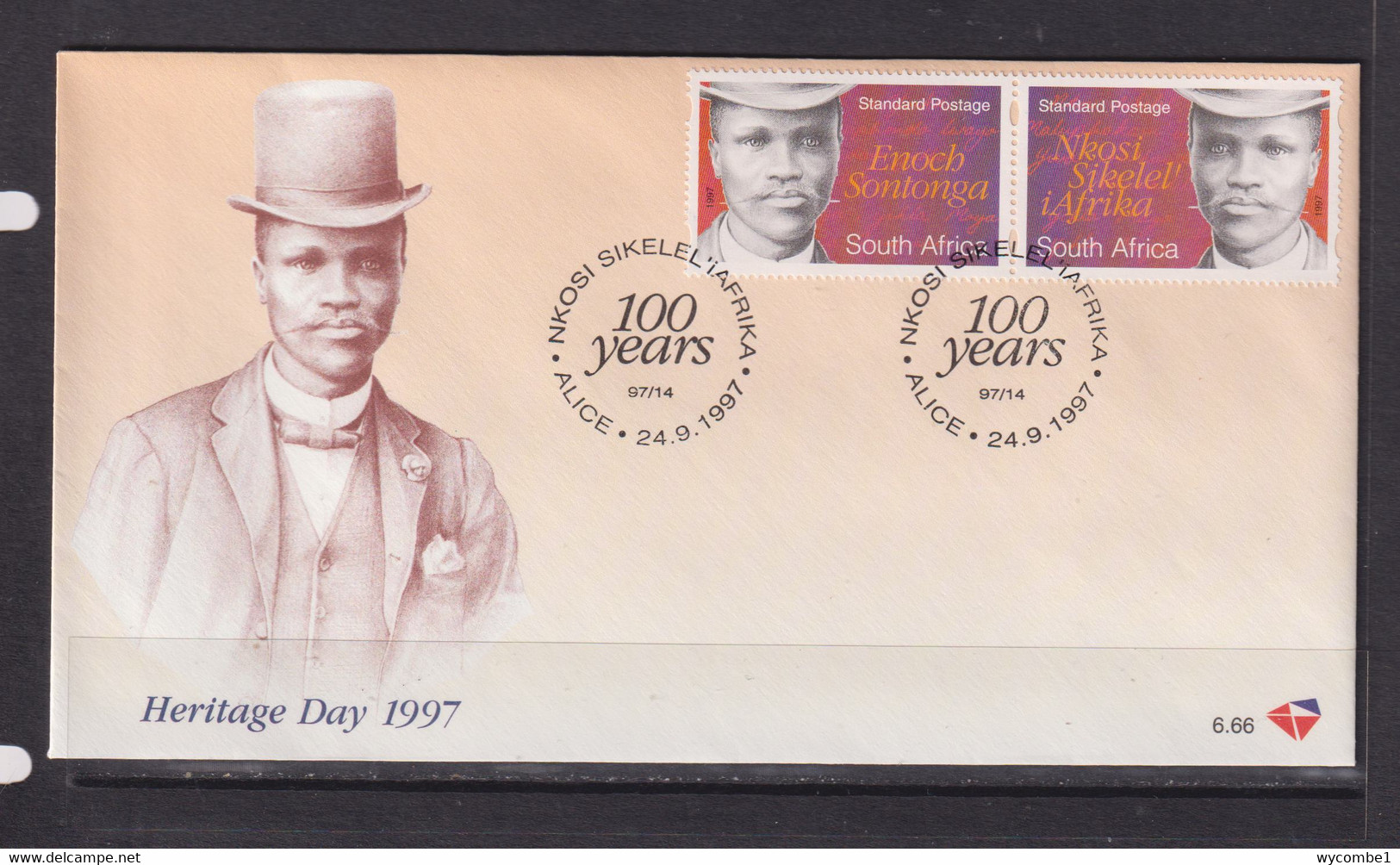 SOUTH AFRICA - 1997 Heritage Day FDC - Covers & Documents
