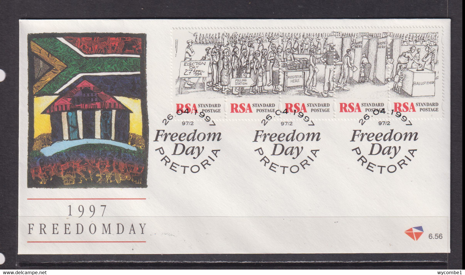 SOUTH AFRICA - 1997 Freedom Day FDC - Cartas & Documentos