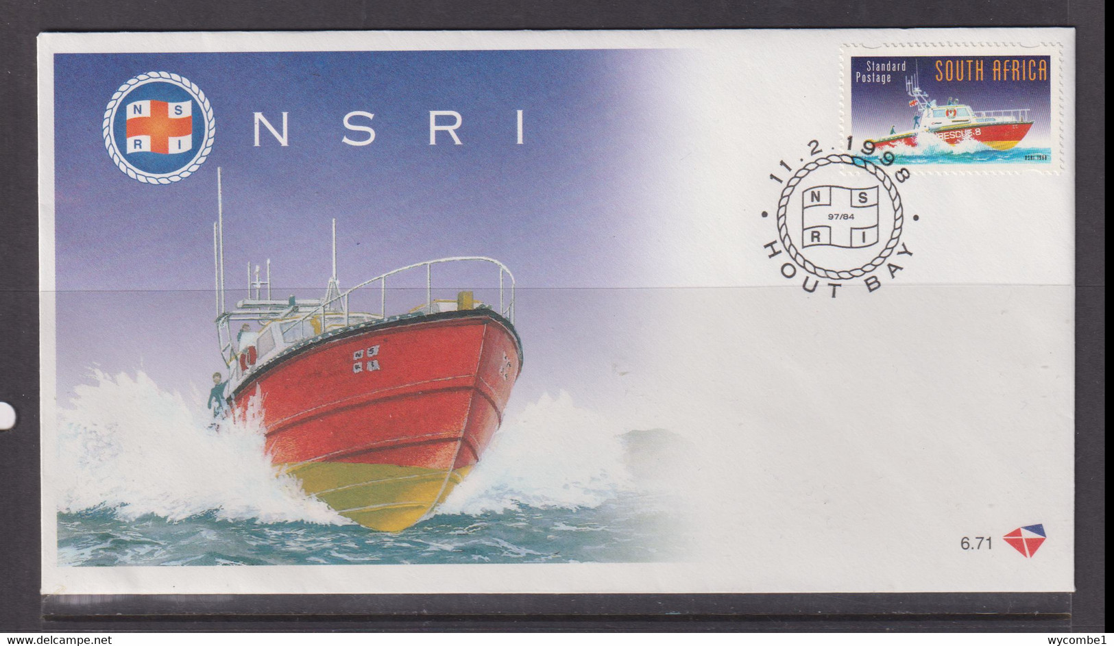 SOUTH AFRICA - 1998 Sea Rescue FDC - Covers & Documents