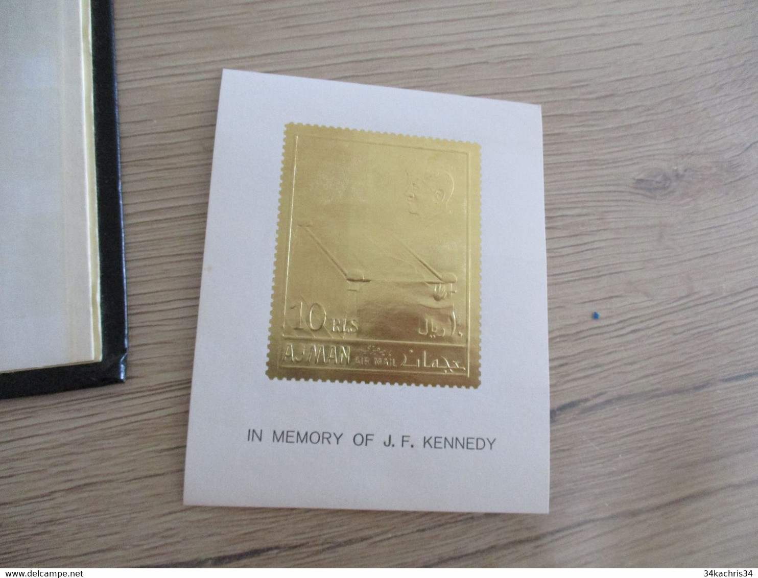 Ajman Bloc épreuve? Sans Charnière Or Gold In Memory Of J.F. KENEDY - Ajman