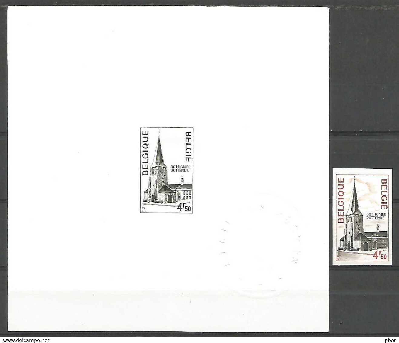 Belgique - Non-Dentelés Et Feuillet Ministériel - N°1772 - DOTTIGNIES - DOTTENIJS - Vieux Clocher - Tourisme - Sonstige & Ohne Zuordnung