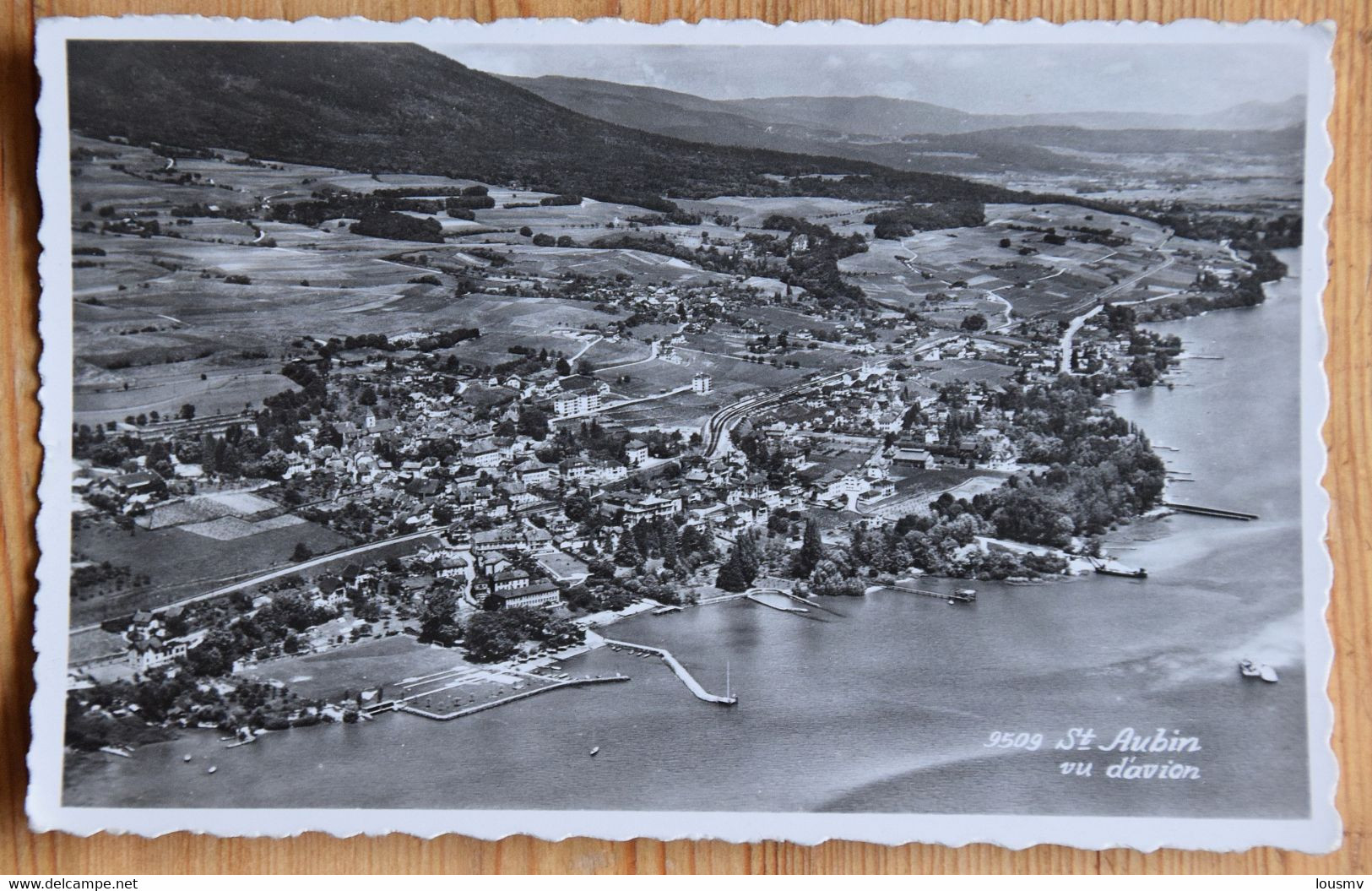 St Aubin Vu D'avion - CPSM Format CPA - (n°22853) - Saint-Aubin/Sauges