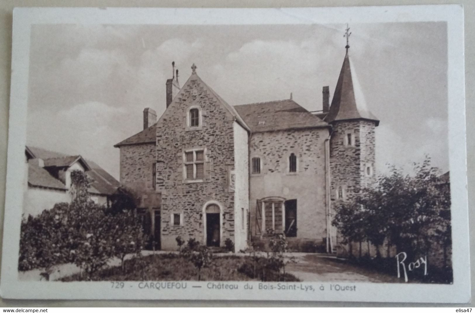 44  CARQUEFOU  CHATEAU DU BOIS SAINT  LYS  A L OUEST - Carquefou