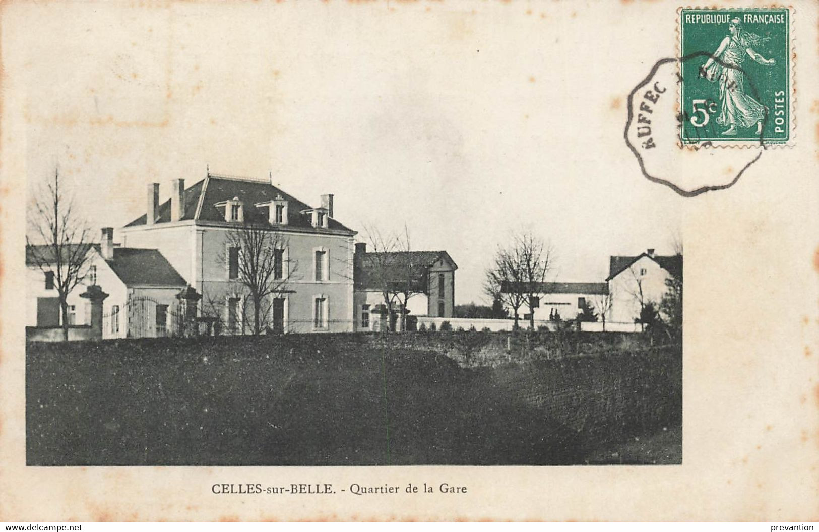 CELLES-sur-BELLE - Quartier De La Gare - Carte Circulé - Celles-sur-Belle