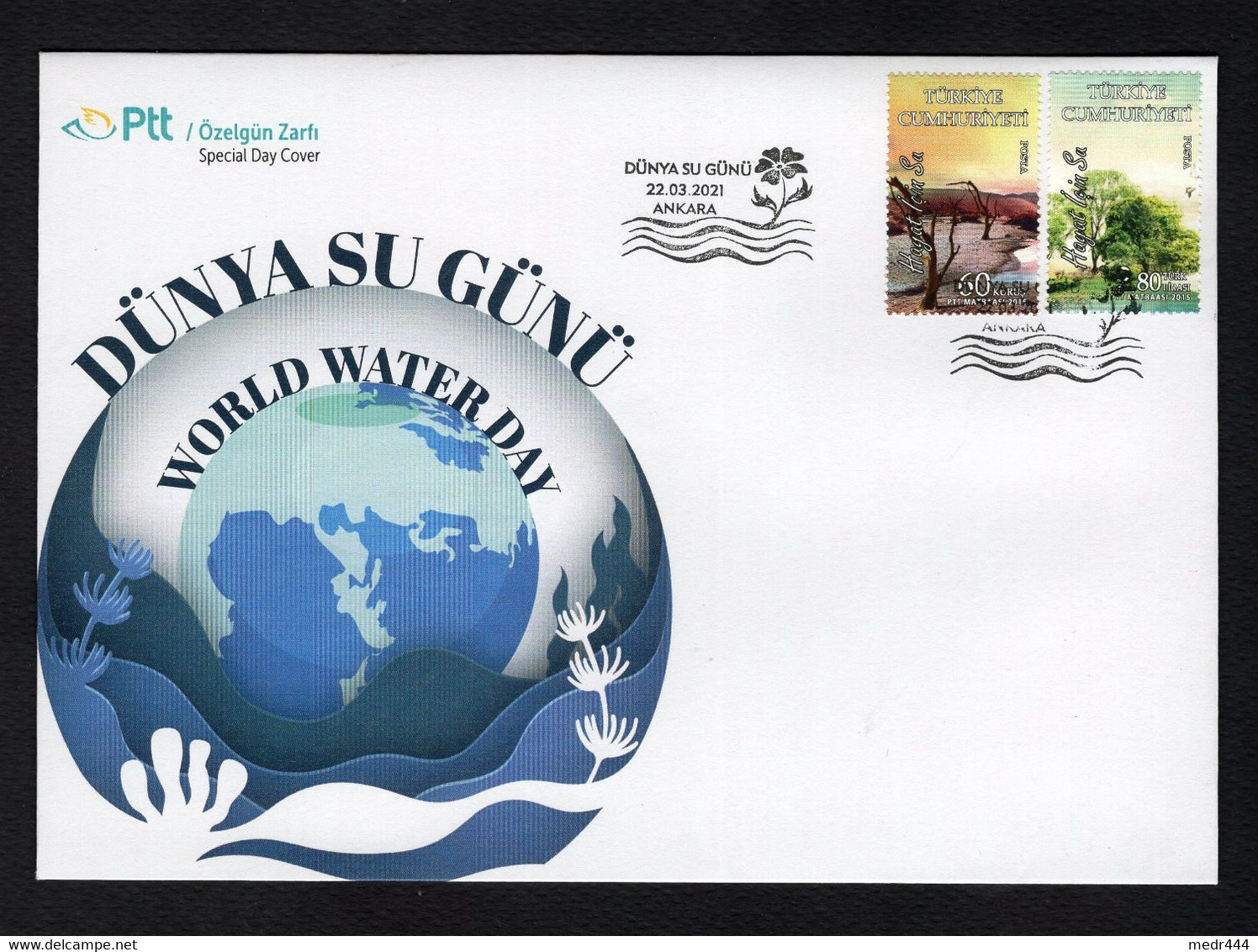 Turkey/Turquie 2021 - World Water Day - FDC - Excellent Quality ** - Superb*** - Brieven En Documenten