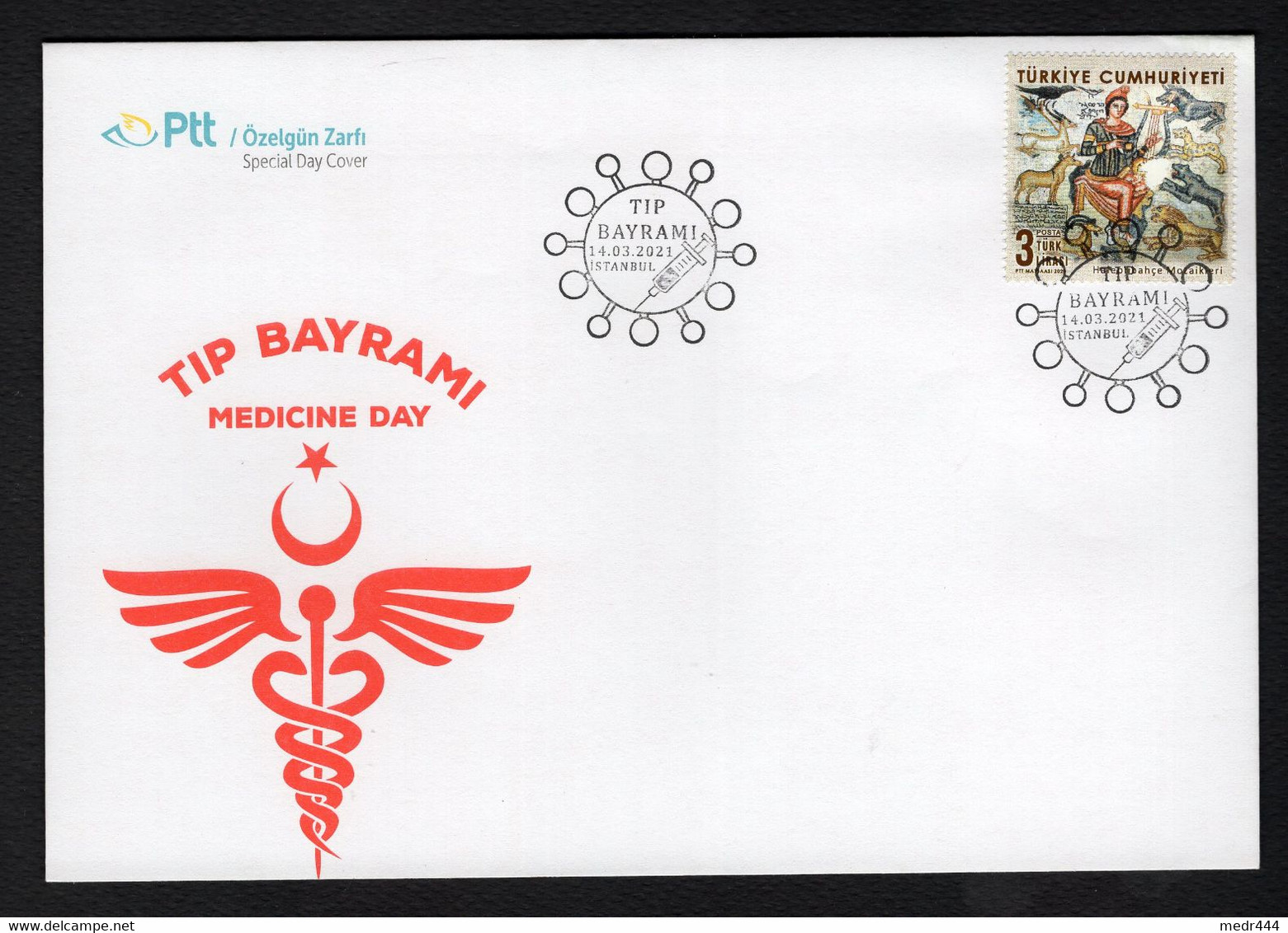 Turkey/Turquie 2021 - Medicine Day - FDC - Excellent Quality ** - Superb*** - Storia Postale