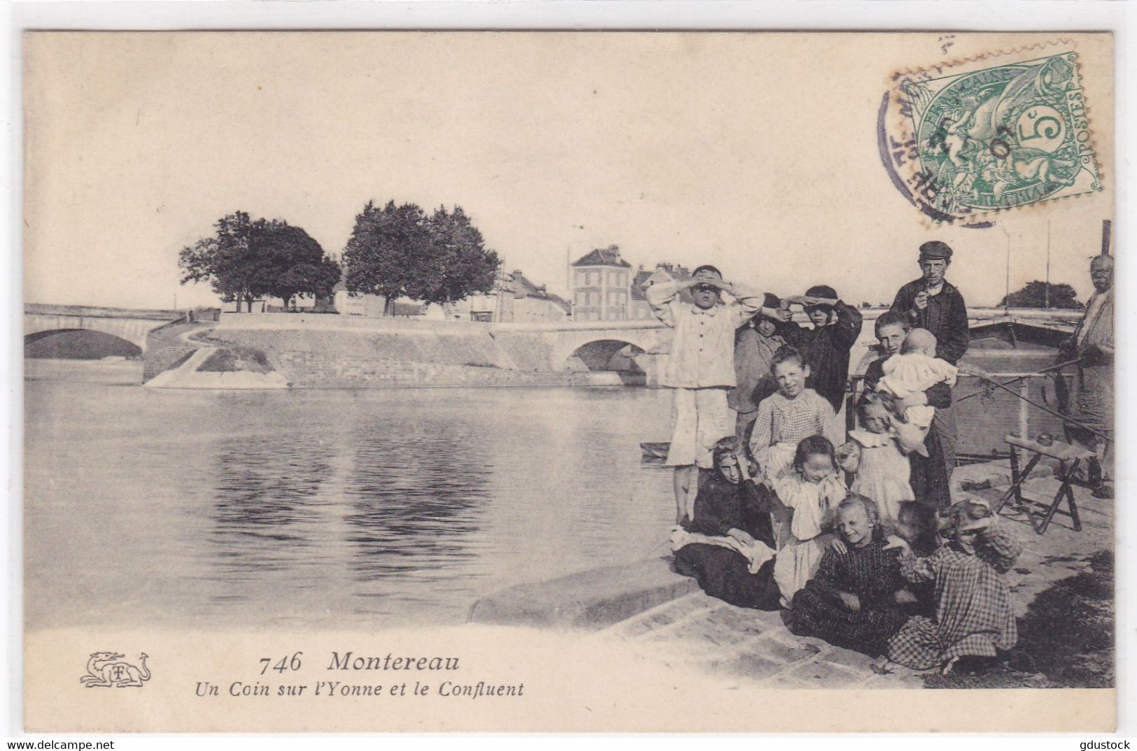 Seine-et-Marne - Montereau - Un Coin Sur L'Yonne Et Le Confluent - Montereau
