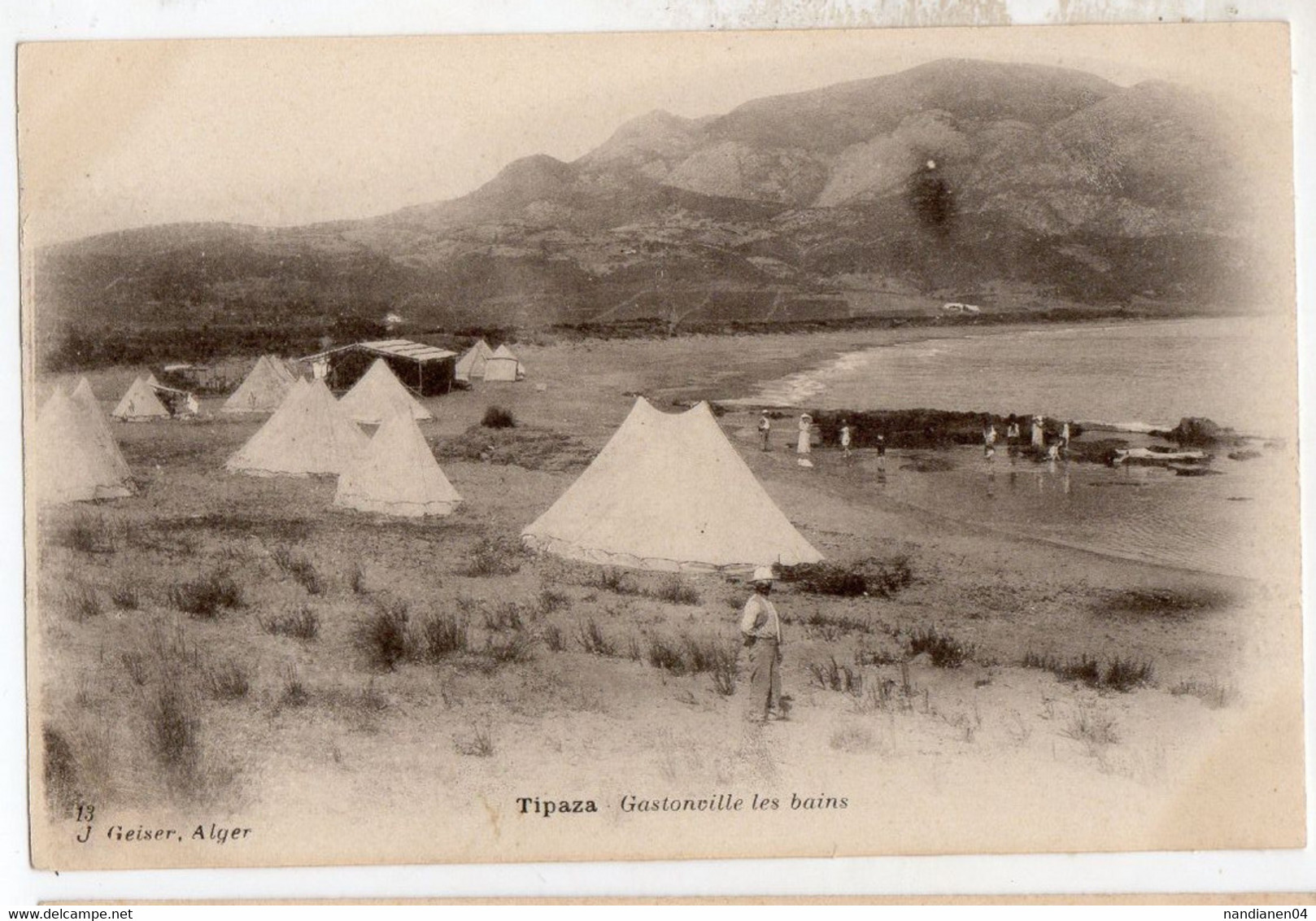 CPA - Algérie - Tipaza - Gastonville Les Bains - Sonstige & Ohne Zuordnung