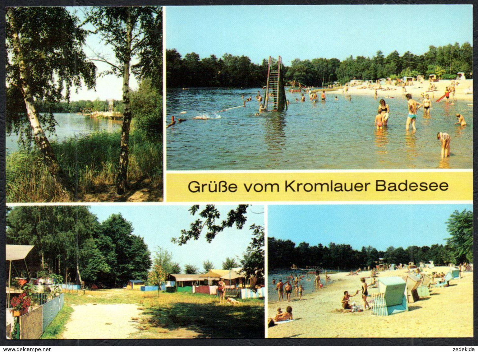 F8065 - TOP Kromlau Campingplatz - Bild Und Heimat Reichenbach - Kromlau Kromola