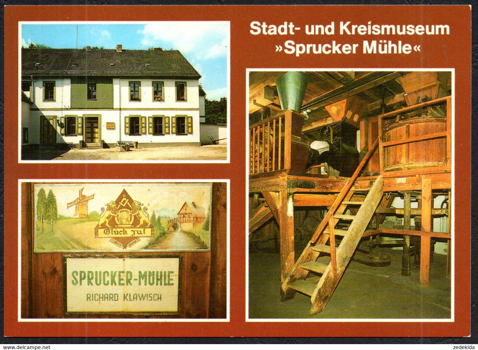 F8071 - TOP Guben Museum Sprucker Mühle - Bild Und Heimat Reichenbach - Guben