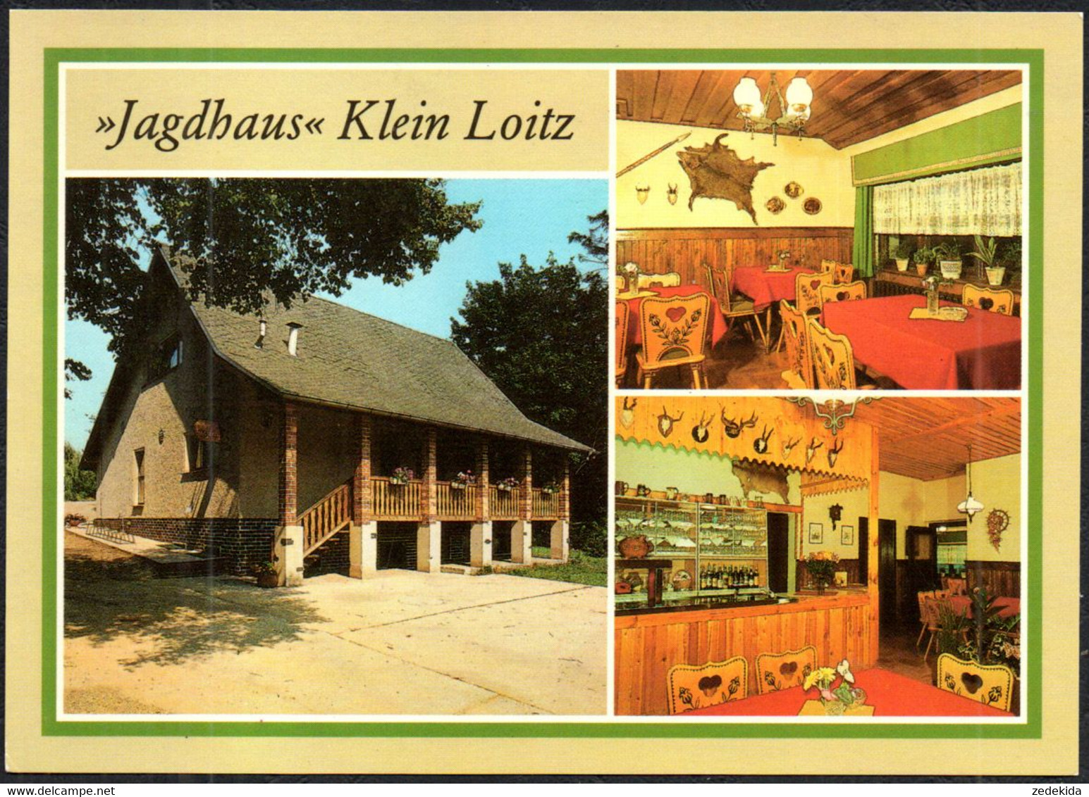 F8072 - TOP Klein Loitz - Gaststätte Scheffler - Jagdhaus - Bild Und Heimat Reichenbach - Spremberg