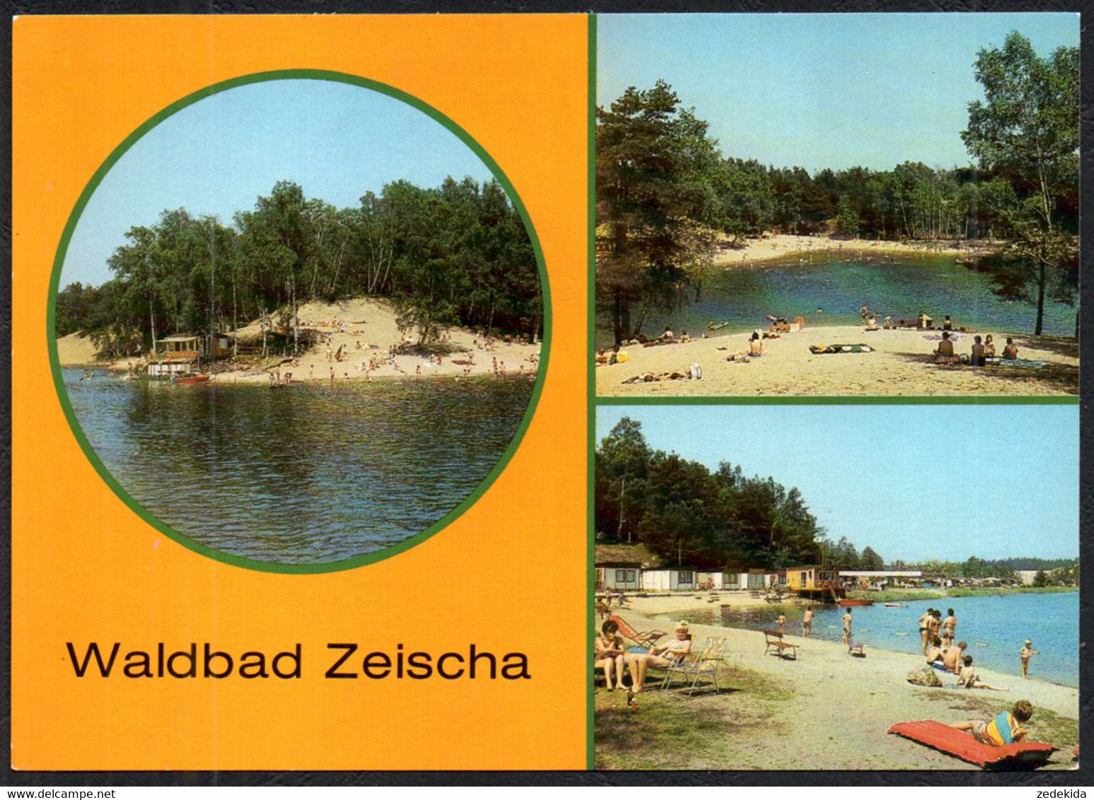 F8085 - TOP Zeischa - Waldbad Strand - Bild Und Heimat Reichenbach - Bad Liebenwerda