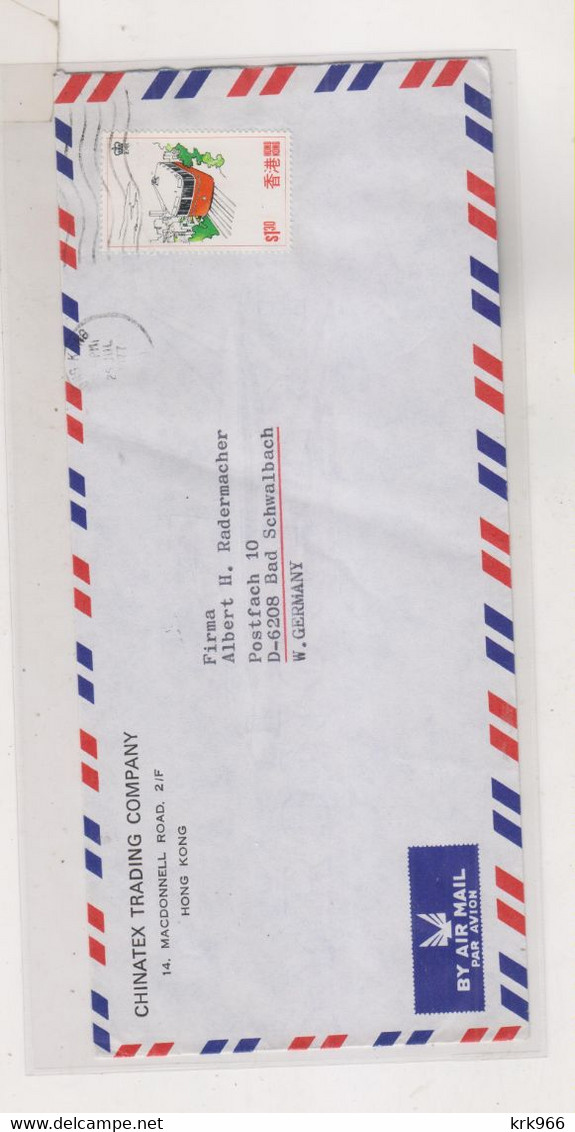 HONG KONG 1977 Nice Airmail Cover To Germany - Briefe U. Dokumente