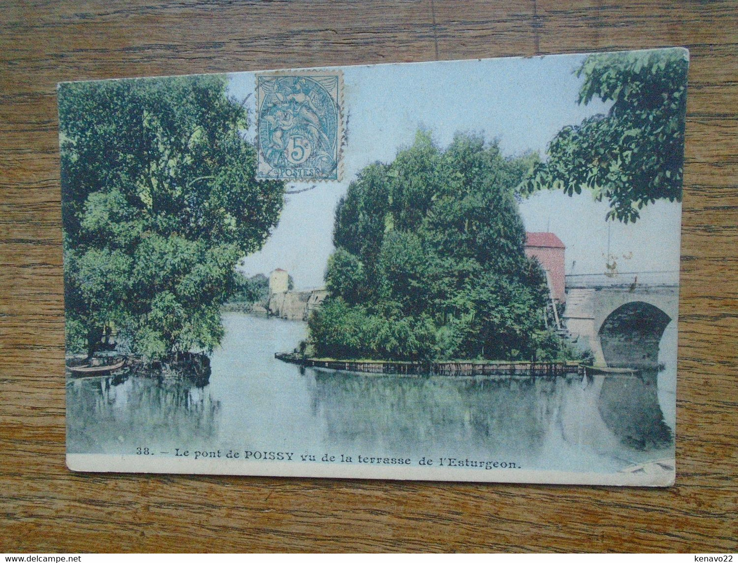 Le Pont De Poissy Vu De La Terrasse De L'esturgeon - Poissy