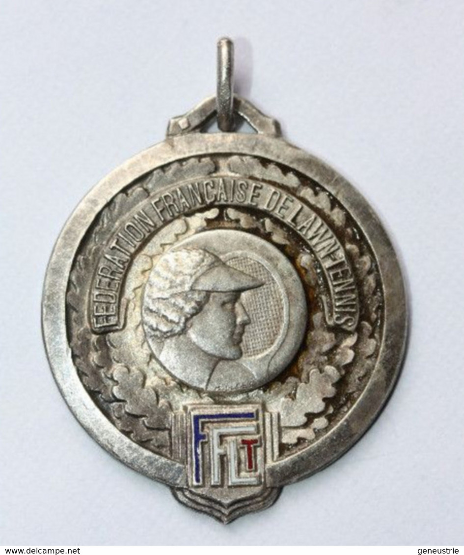 Belle Médaille Récompense De Lawn Tennis "Championnat De France De Tennis Féminin 1965 - Colombes" - Kleding, Souvenirs & Andere