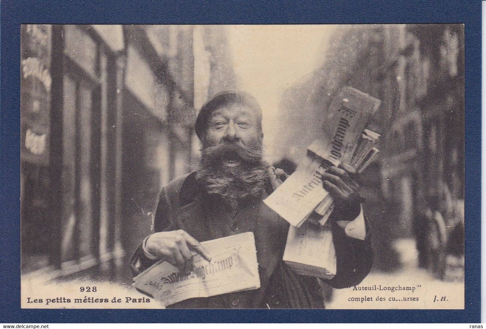 CPA [75] Paris > Petits Métiers à Paris JH 928 Non Circulé Marchand De Journaux - Petits Métiers à Paris