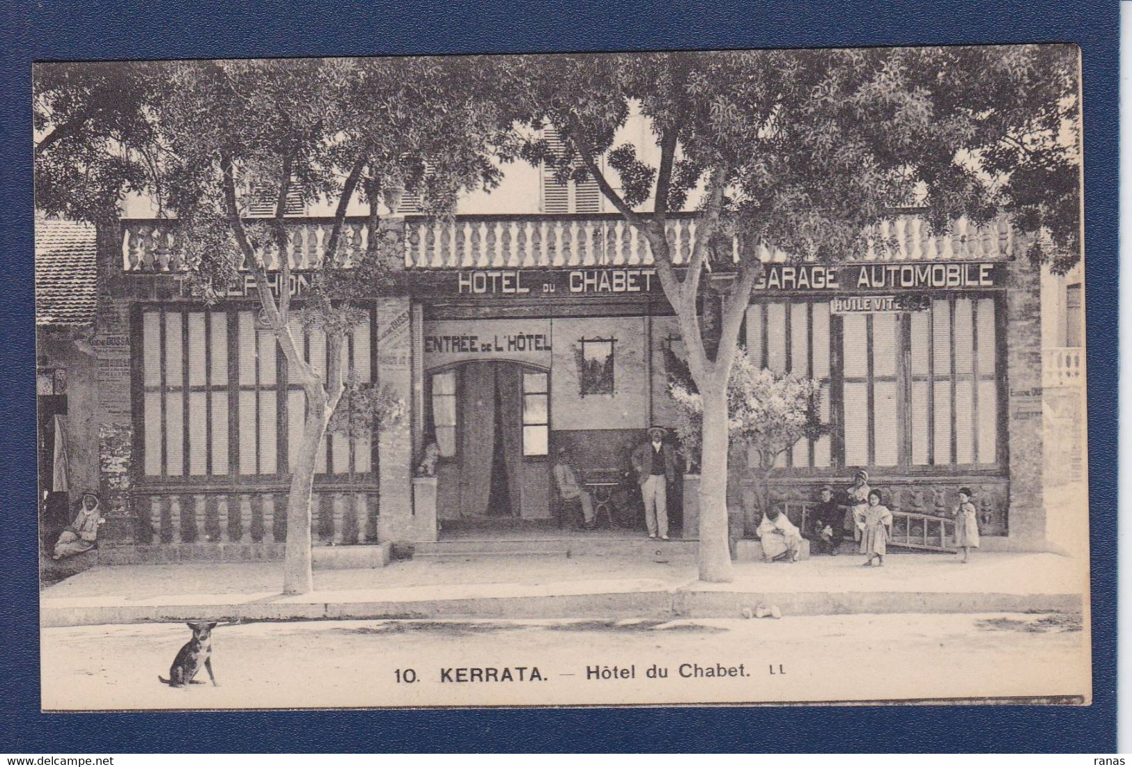 CPA Algérie Kerrata Kabylie Commerce Shop Devanture Magasin Non Circulé - Other & Unclassified