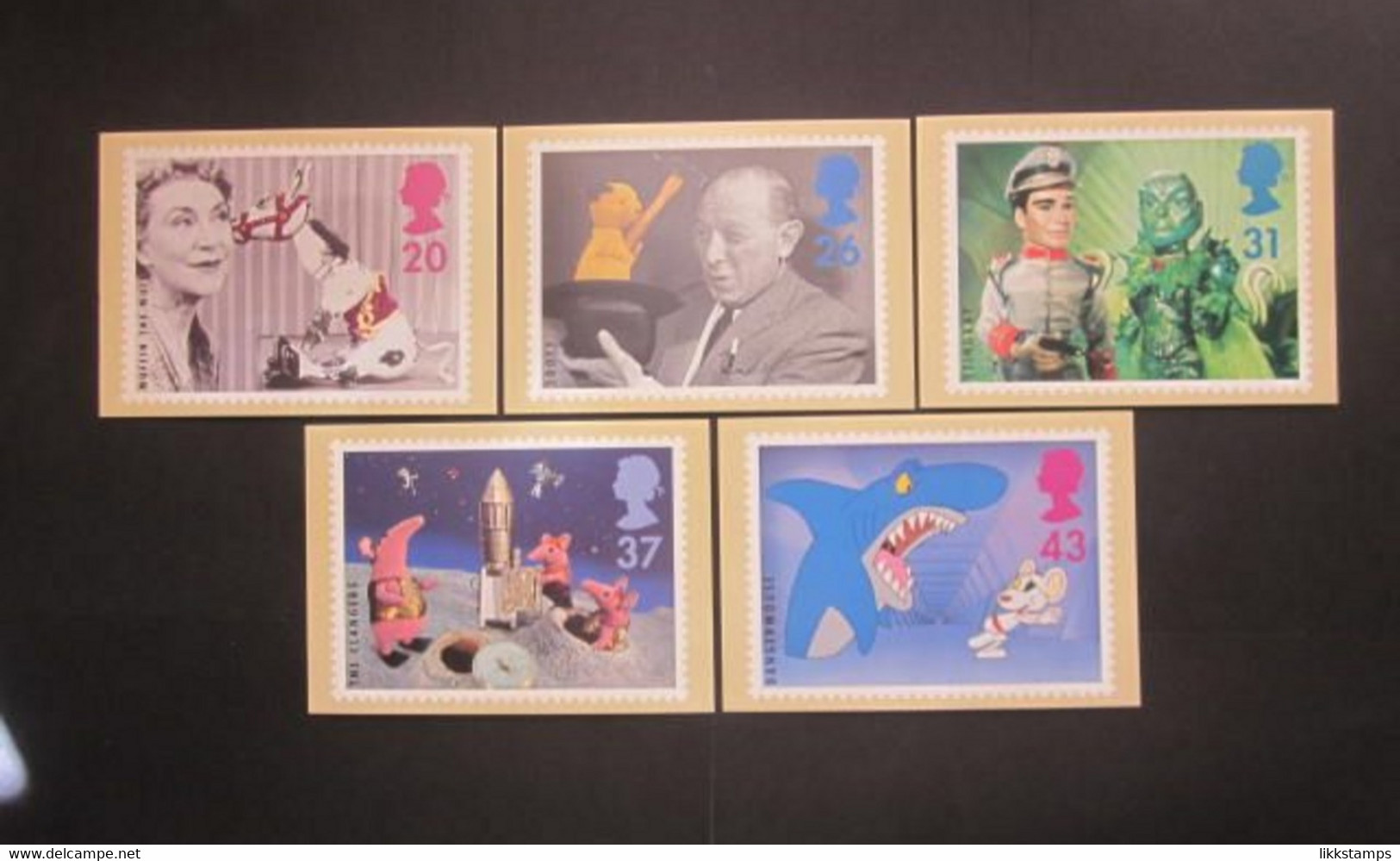1996 THE 50th ANNIVERSARY OF CHILDREN'S TELEVISION P.H.Q. CARDS UNUSED, ISSUE No. 182 (B) #01027 - PHQ Karten
