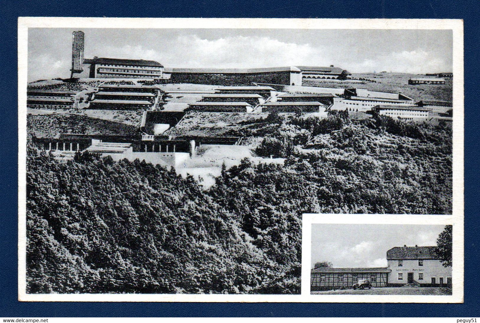 Gemünd Kreis Schleiden/ Eifel. Gasthaus Fernblick ( Propr. Martin Daniel- Morsbach). Franchise Militaire B.P.S.13.  1953 - Schleiden