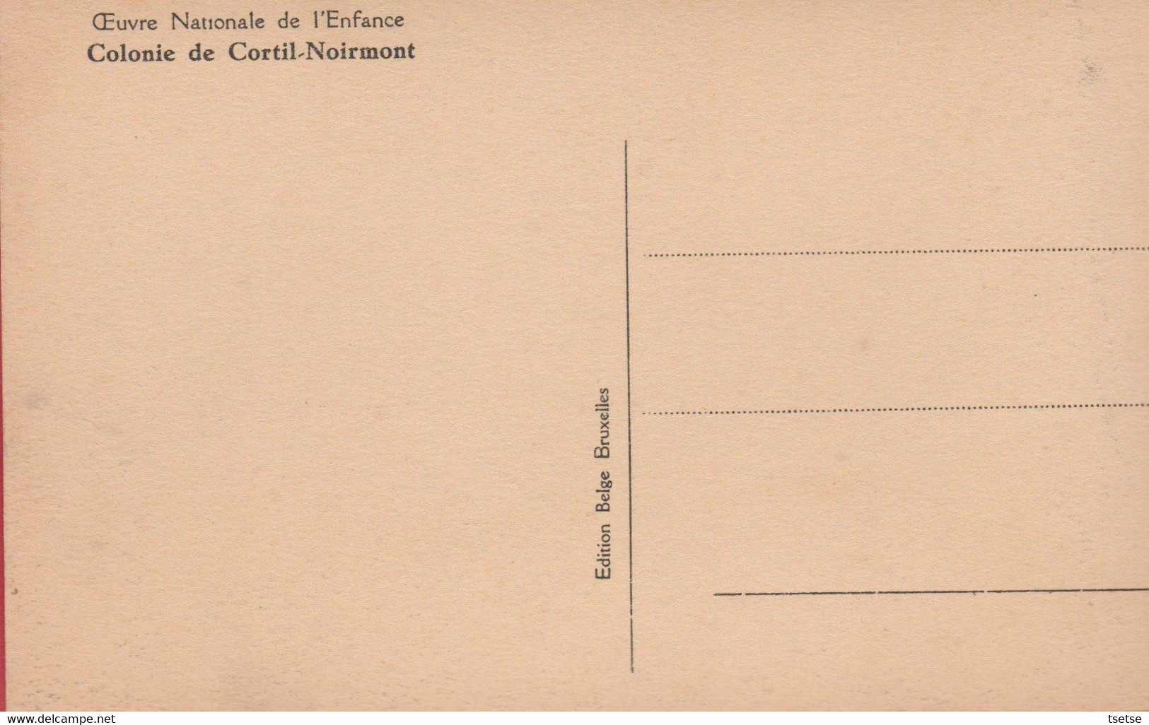 Cortil-Noirmont - Colonie - Une Lavoir ( Voir Verso ) - Chastre