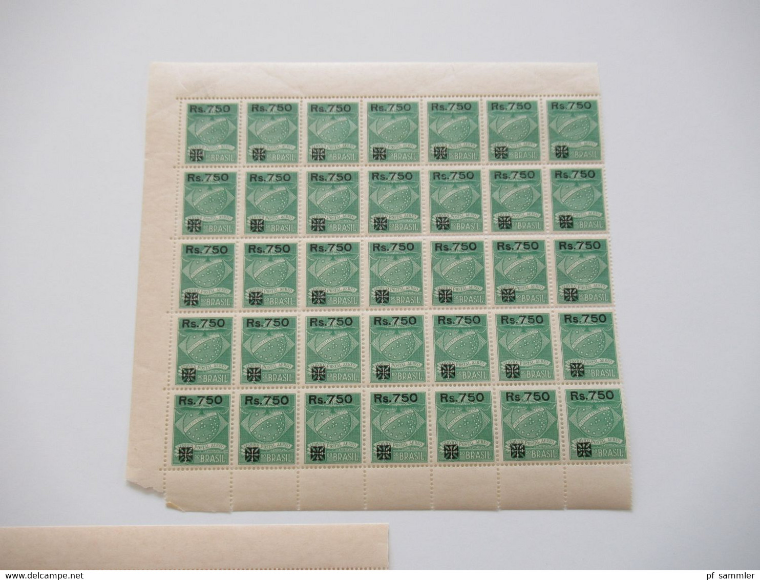 Brasilien 1930 Umstellung Des Flugtarifs Syndicato Condor In 35er Bogenteilen ** Katalogwert 1120€ - Unused Stamps