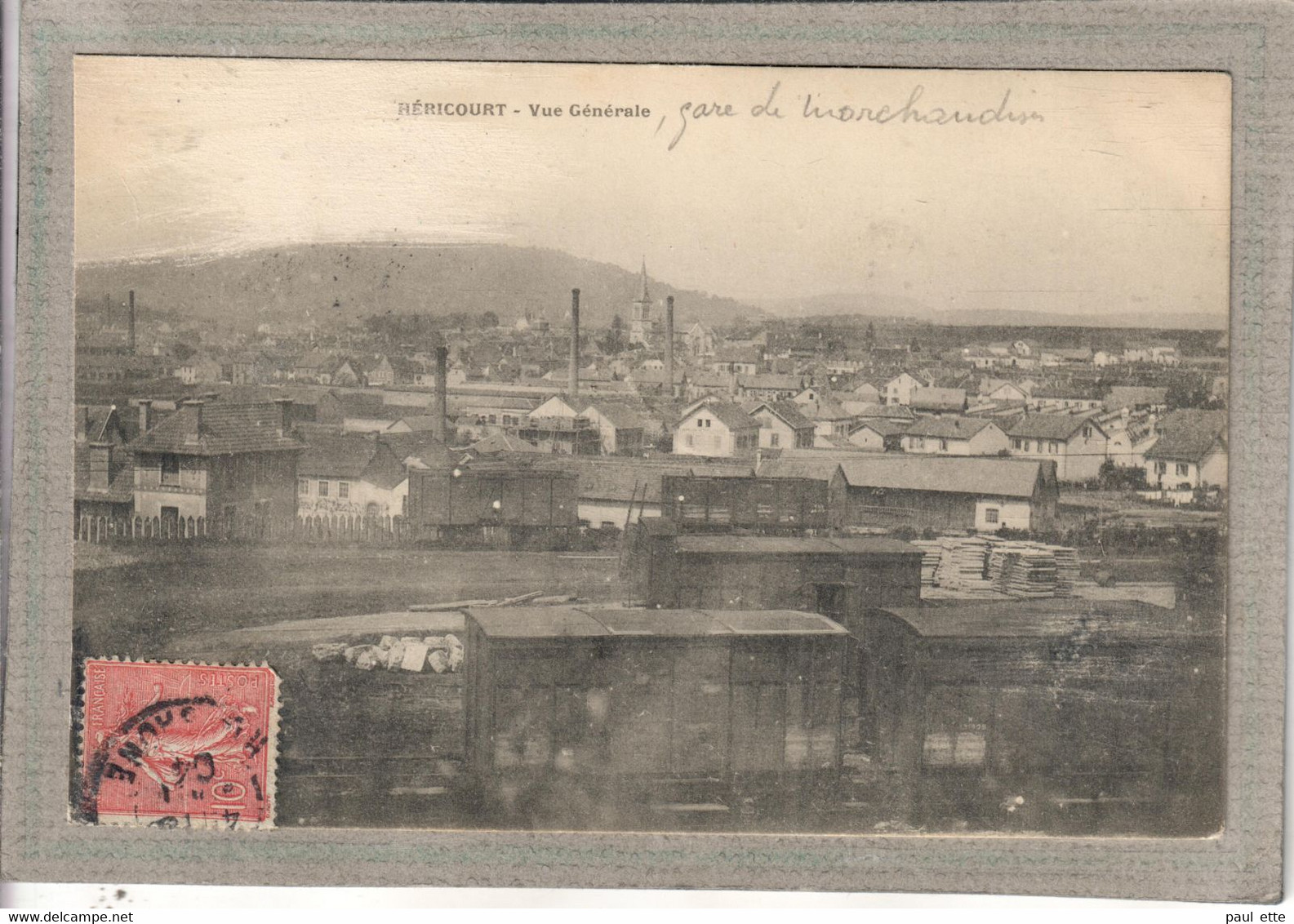 CPA - (70) HERICOURT - Aspect Du Bourg Et De La Gare De Marchandises En 1904 - Héricourt