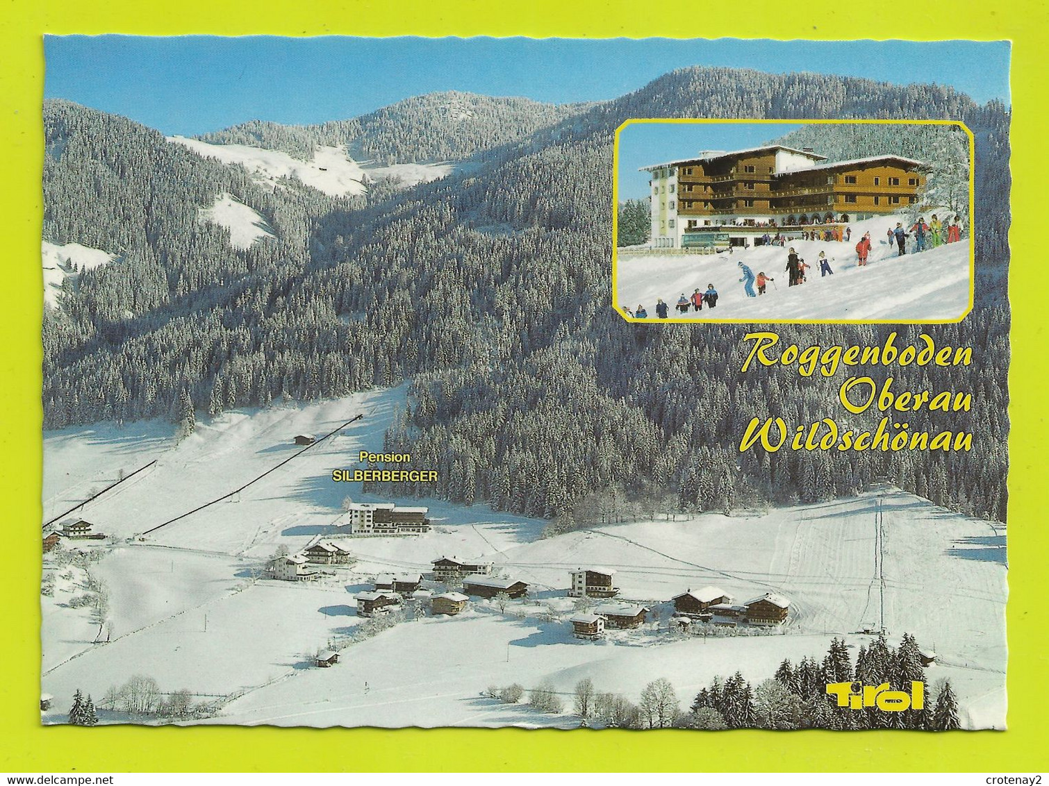 Roggenboden Oberau WILDSCHÖNAU Tyrol Tirol Pension SILBERBERGER Jeunes Skieurs Ecole De Ski ? VOIR DOS - Wildschönau