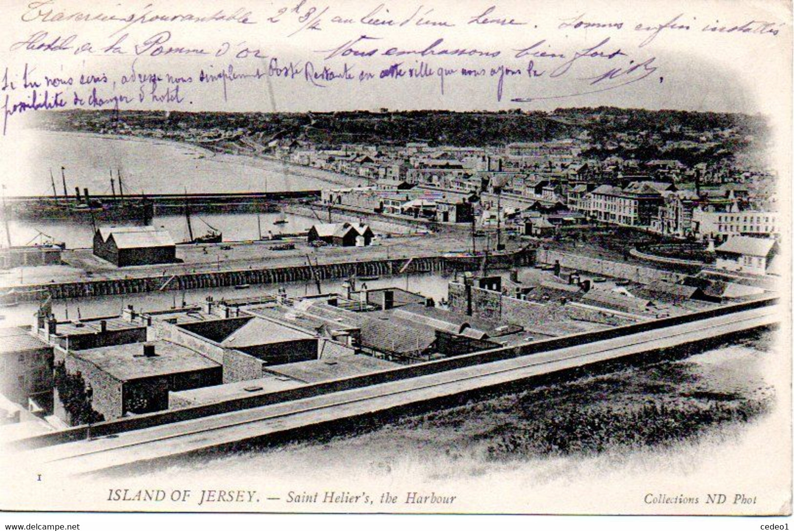 ISLAND JERSEY  SAINT HELIER'S THE HARBOUR  En 1903 - St. Helier