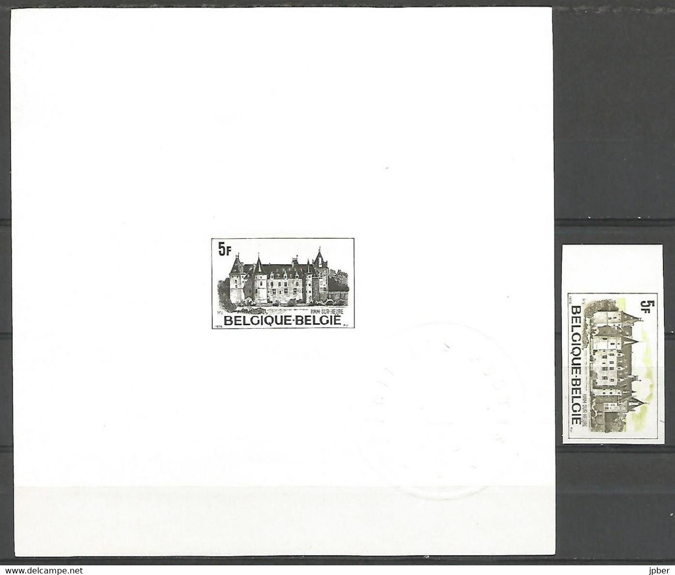 Belgique - Non-Dentelés Et Feuillet Ministériel - N°1835 - HAM-SUR-HEURE - Château - Sonstige & Ohne Zuordnung