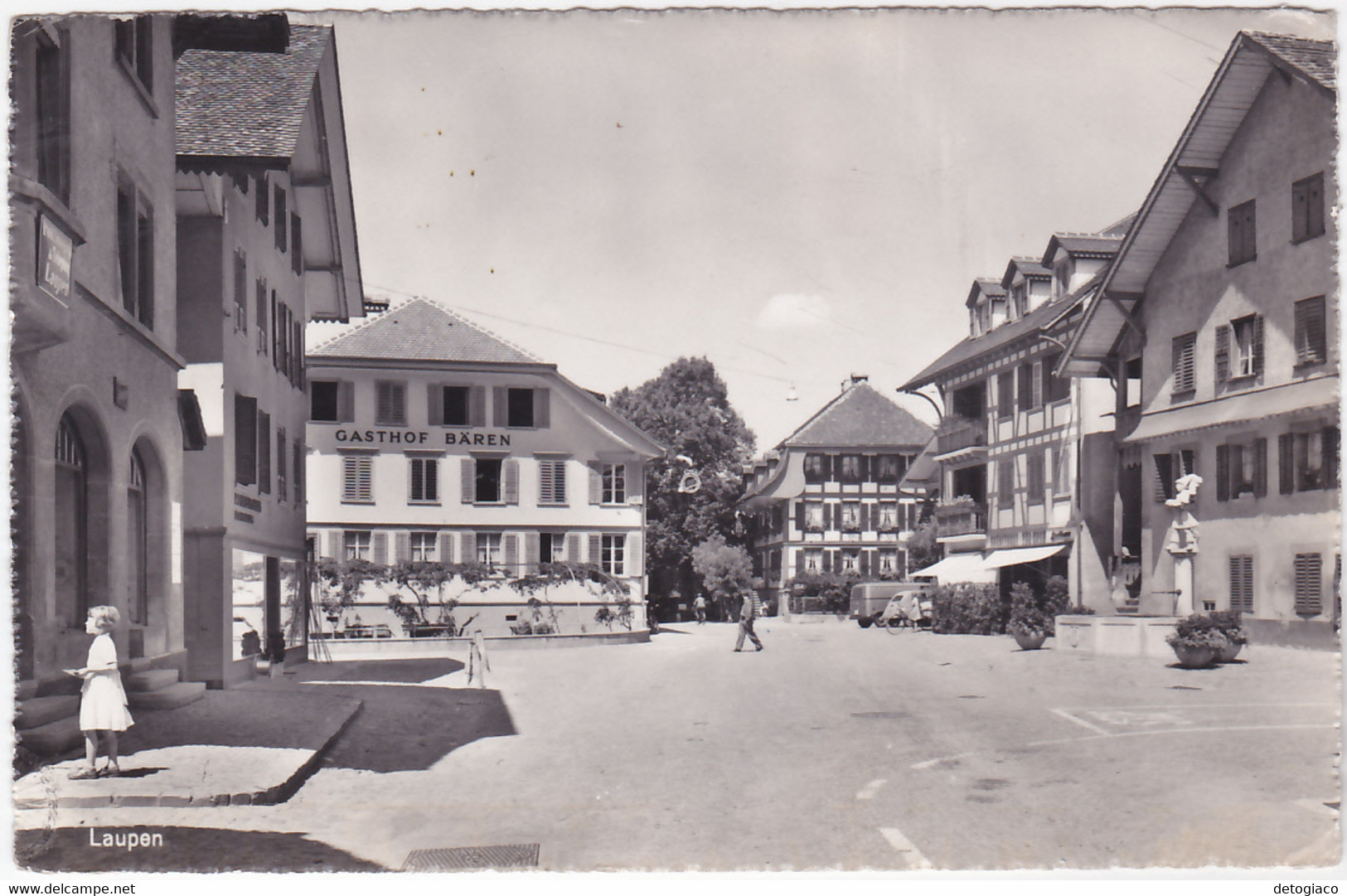 LAUPEN - SVIZZERA - SCHWEIZ - SUISSE - SWITZERLAND - VIAGG. 1958 -82695- - Laupen