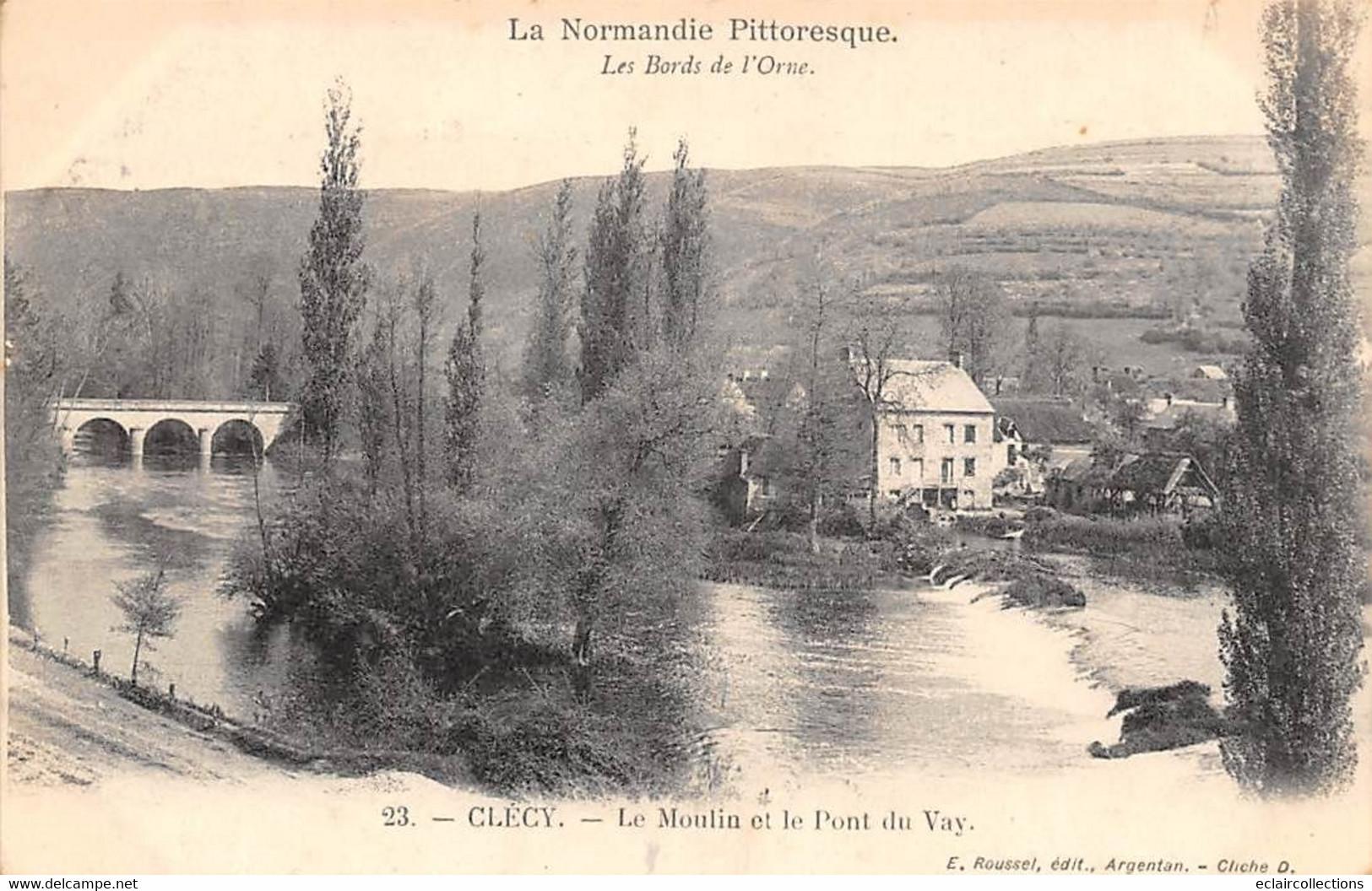 Clécy        14       Le Moulin Et Le Pont Du Vay      (voir Scan) - Clécy