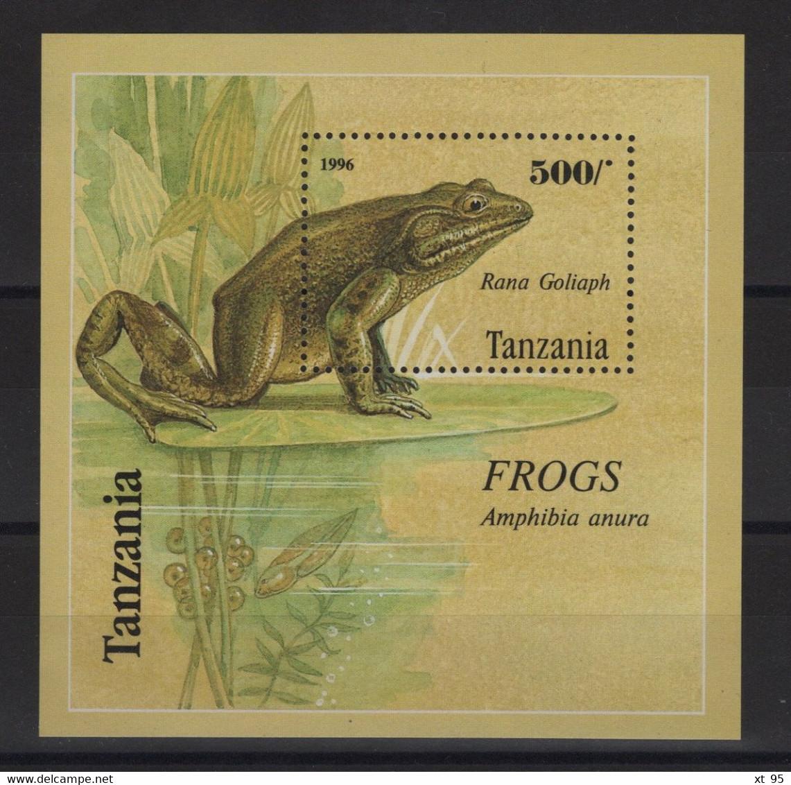 Tanzanie - BF N°287 - Faune - Grenouille - Cote 3.50€ - ** Neufs Sans Charniere - Tansania (1964-...)