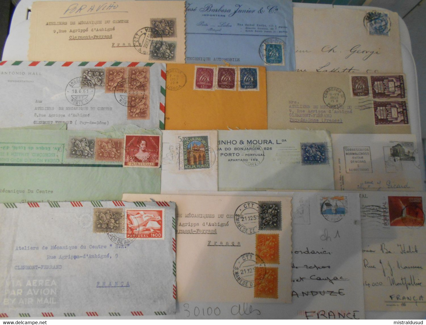 Portugal Collection , 14 Lettre Ou Carte Postale - Collections