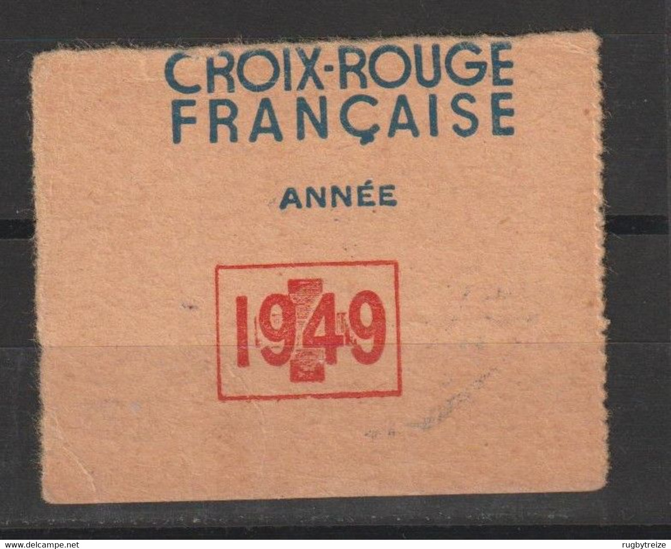 5344 Morceau De Carte Vignette Ligue Internationale Des Sociétés De La Croix Rouge Red Cross Comité D' Epinay Sur Seine - Rotes Kreuz