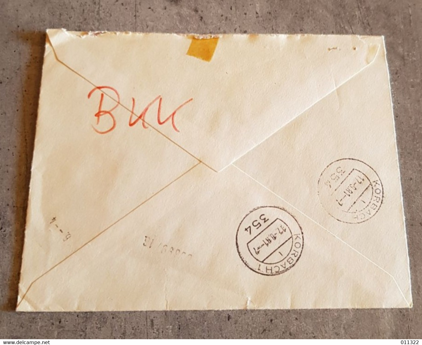 TURKIYE REGISTERED LETTER EXPRES SEND TO GERMANY - Poste Aérienne