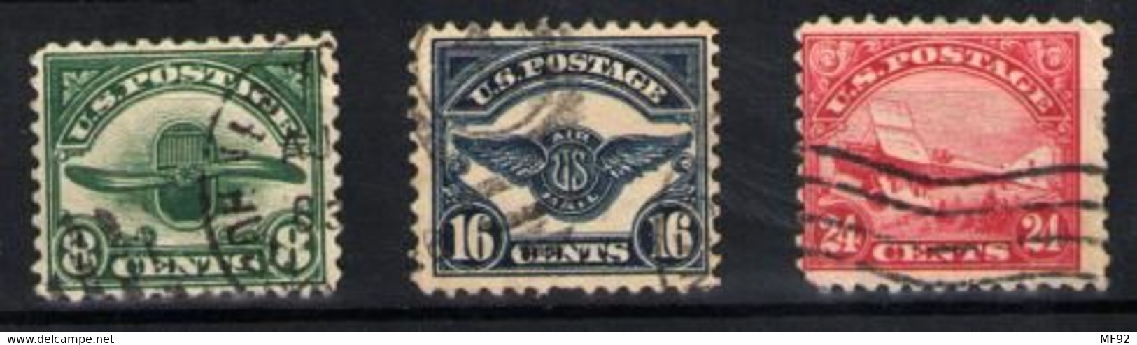 Estados Unidos (aéreos) Nº 4/6. Año 1923 - 1a. 1918-1940 Used