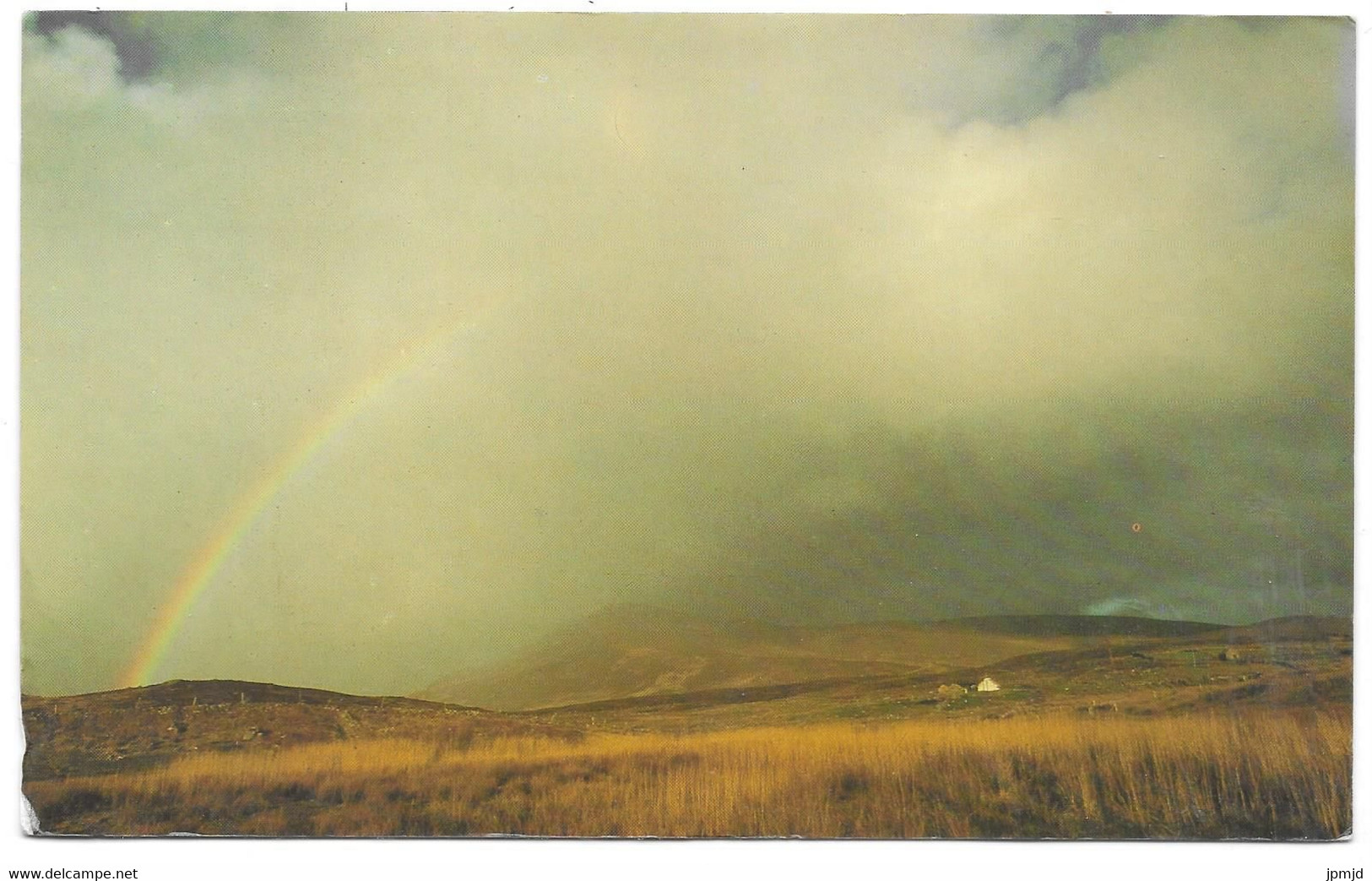 Rainbow And Rain Clouds Over The Bog, Curraun Peninsula, Co. Mayo - 1986 - Format Panoramique ~ 12 X 20 Cm - Mayo