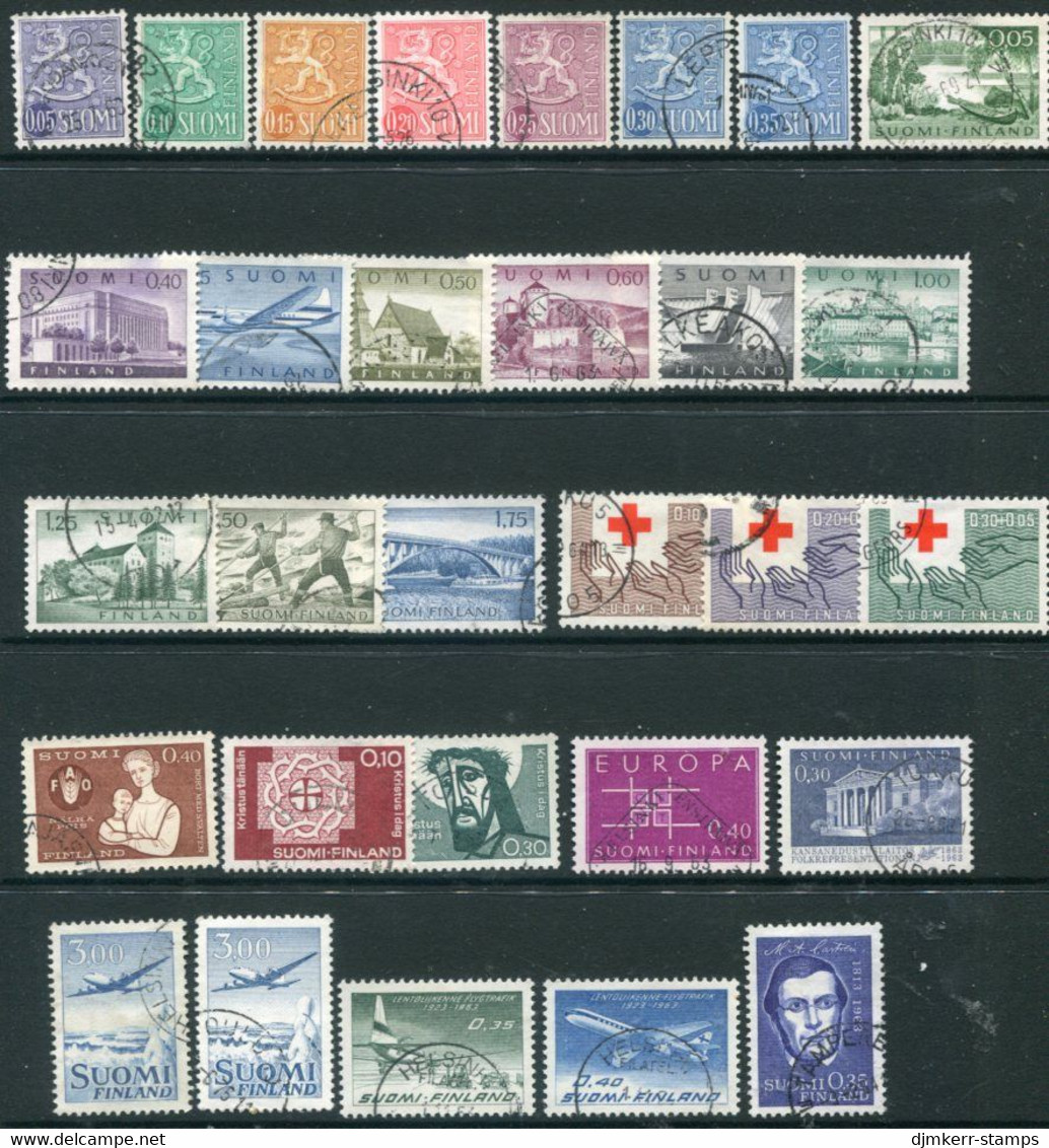 FINLAND 1963  Complete  Issues Used.  Michel 556-84 - Used Stamps