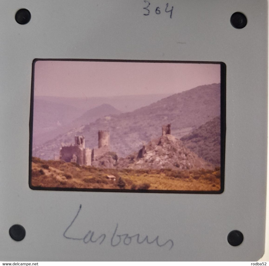 Lot De 3 Diapositive Lastours Châteaux Aude Slide  1978 - Diapositives