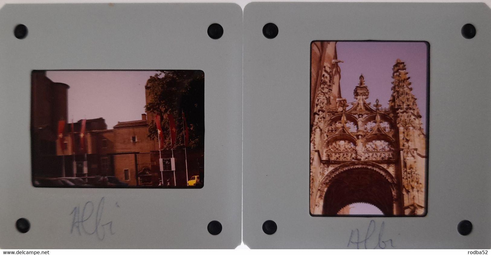 Lot De 2 Diapositive Albi Tarn Slide  1978 - Diapositives