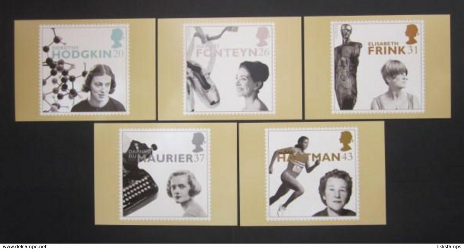 1996 'EUROPA' FAMOUS WOMEN P.H.Q. CARDS UNUSED, ISSUE No. 181 (B) #01049 - PHQ Karten