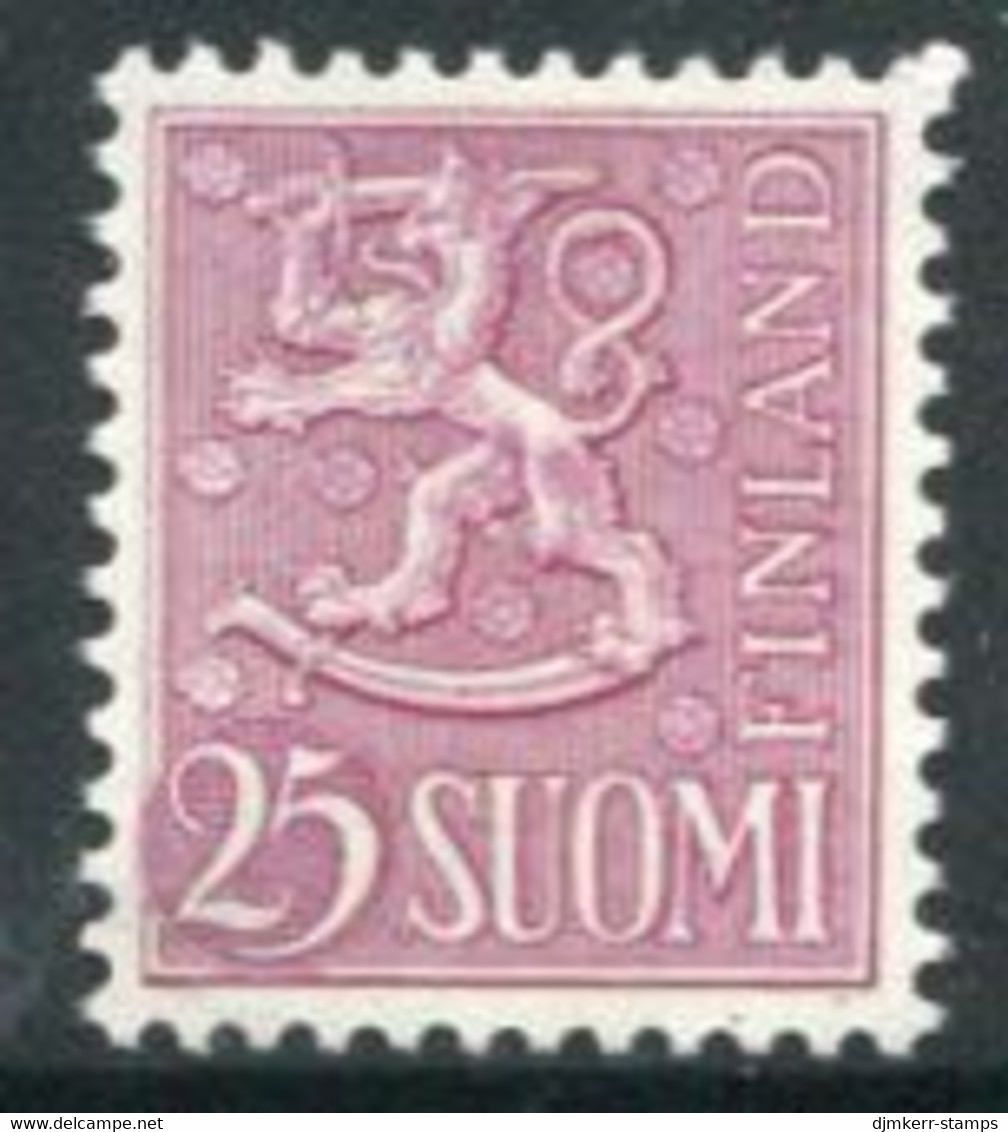 FINLAND 1959 Definitive: Lion 25 M. MNH / **.. .  Michel 502 - Unused Stamps