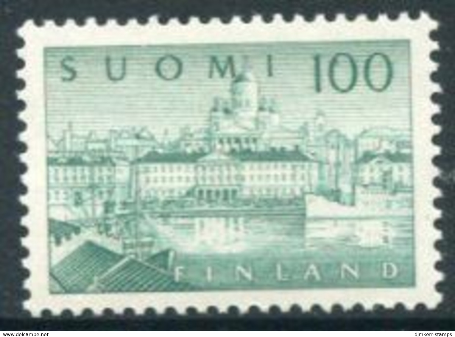 FINLAND 1958 Definitive: Helsinki Harbour 100 M. MNH / **.. .  Michel 496 - Ungebraucht